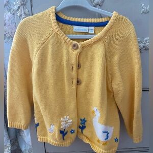 JoJo Maman Bebe Cardigan 12-18months Ducks